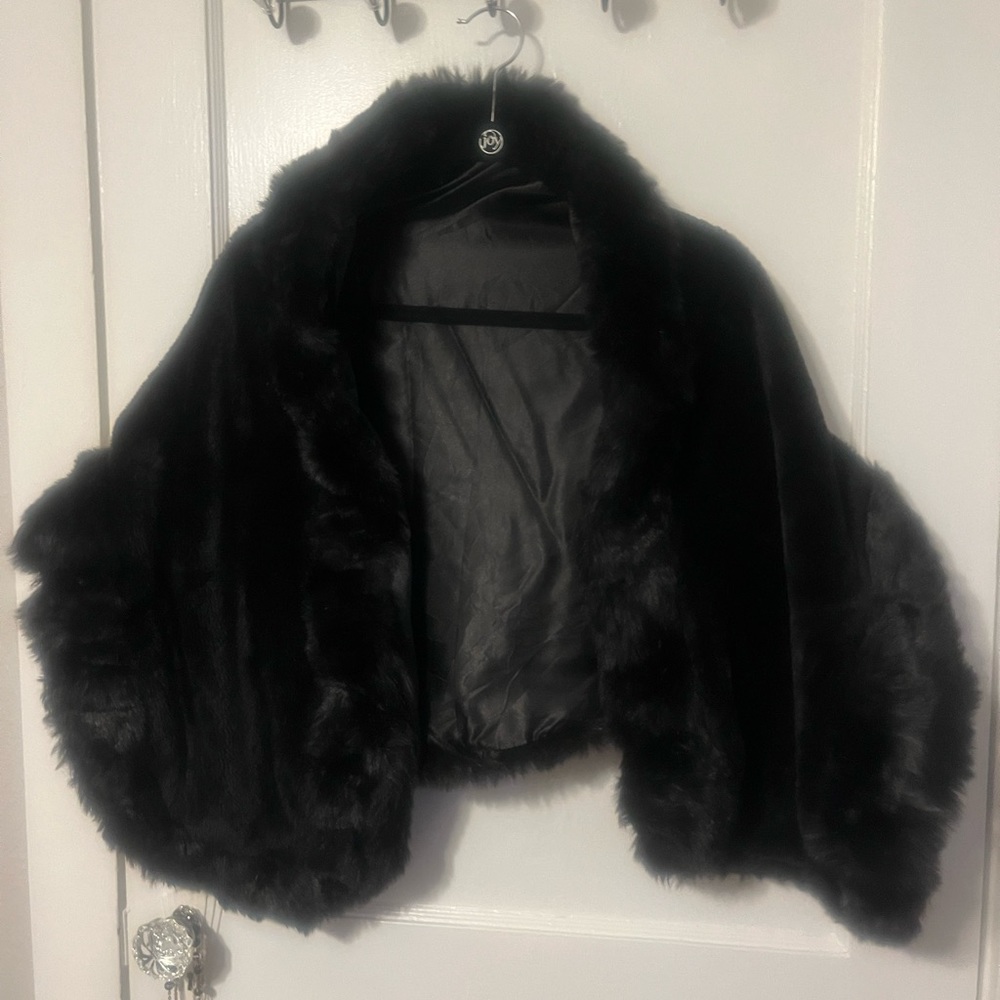 Faux Fur Shawl